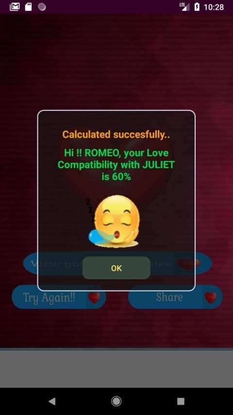 Love Test screenshot 1