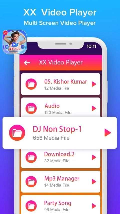 HD Video Player : All Format Video Player, XPlayer स्क्रीनशॉट 4