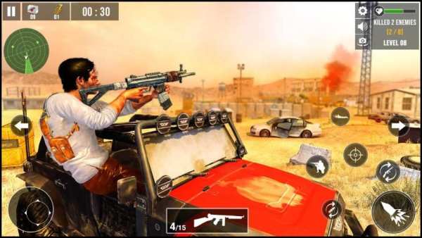 Player Fire Squad battlegrounds: Free- Fire Games screenshot 2
