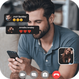 Live Video Call : Random Video Talk &amp; Chat आइकन