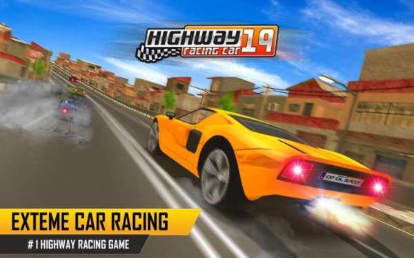 Racing in Highway Car 2019: City Car Driving Games screenshot 3