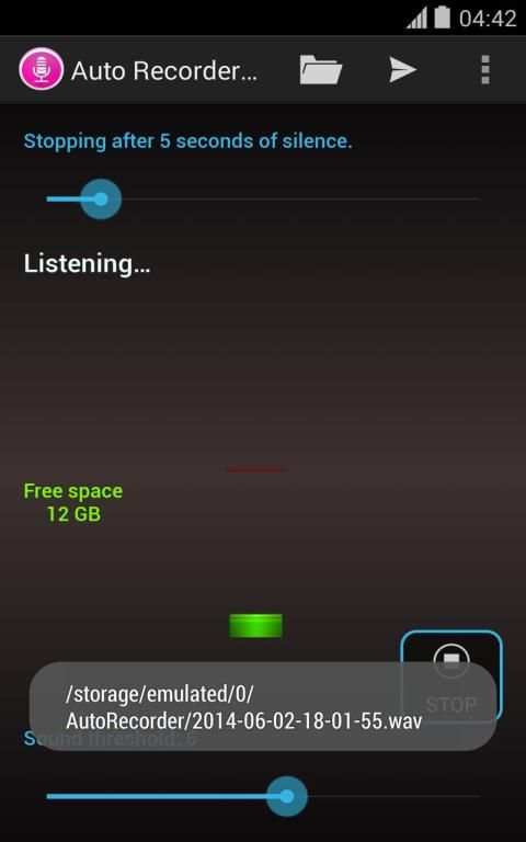Auto Recorder screenshot 1