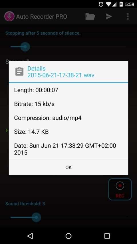 Auto Recorder स्क्रीनशॉट 3