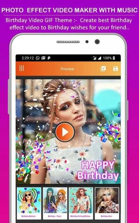 Photo Effect Animated Video Maker : Photo To Video screenshot 5