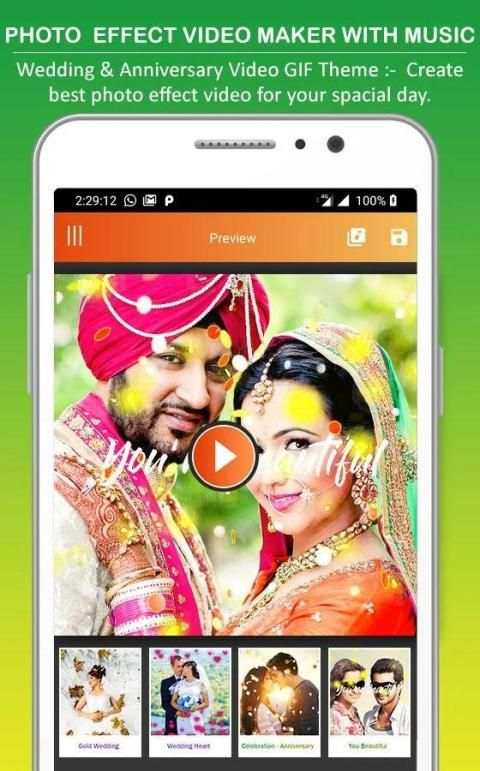 Photo Effect Animated Video Maker : Photo To Video screenshot 2