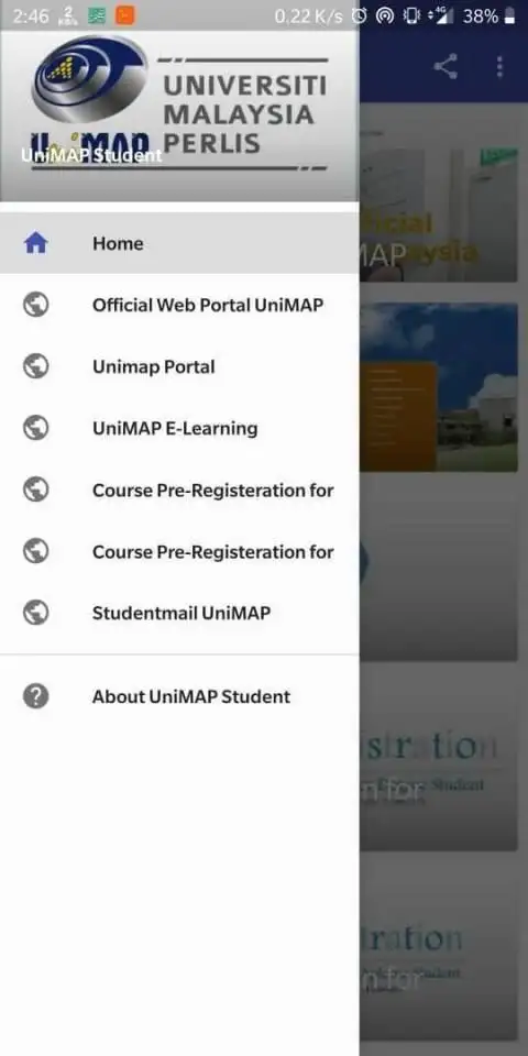 Course Pre Registration Unimap