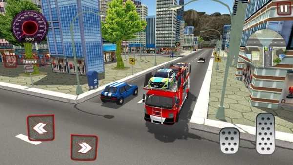 Real Car Transporter Truck Parking Game screenshot 4
