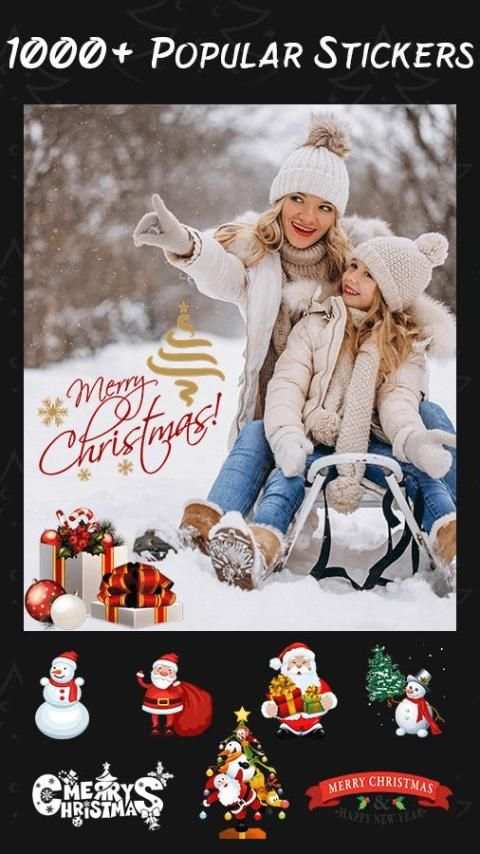 Christmas photo frames - Christmas photo editor स्क्रीनशॉट 11