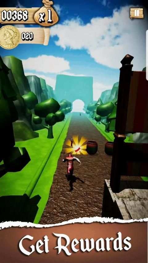 3D runner : Mystic Run Game स्क्रीनशॉट 3