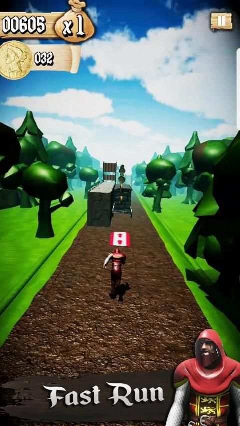 3D runner : Mystic Run Game स्क्रीनशॉट 1