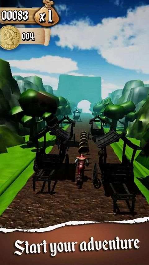 3D runner : Mystic Run Game स्क्रीनशॉट 5