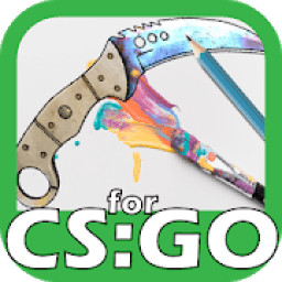 CSGO के लिए गन ऑफ़लाइन ड्रॉइंग लेसन्स कैसे बनाएं आइकन