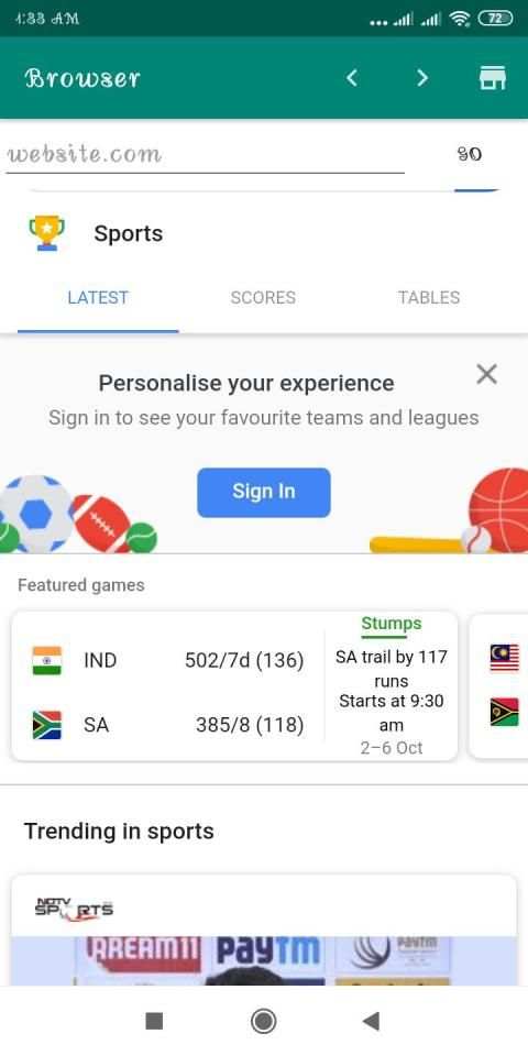 Browser 5G screenshot 5