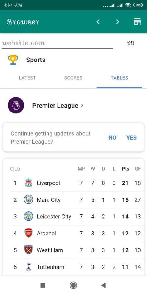 Browser 5G screenshot 3