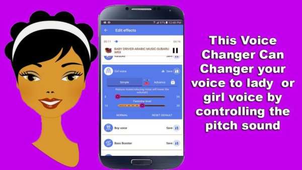 Voice changer : sound effects changer app स्क्रीनशॉट 2