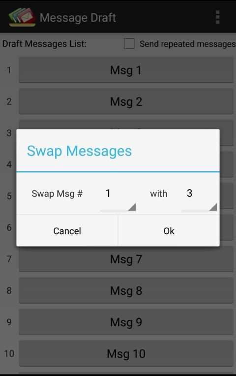 Message Draft screenshot 4