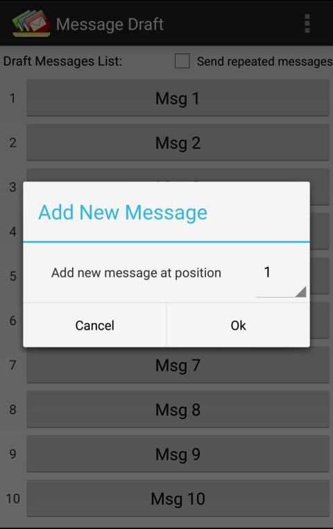 Message Draft screenshot 6