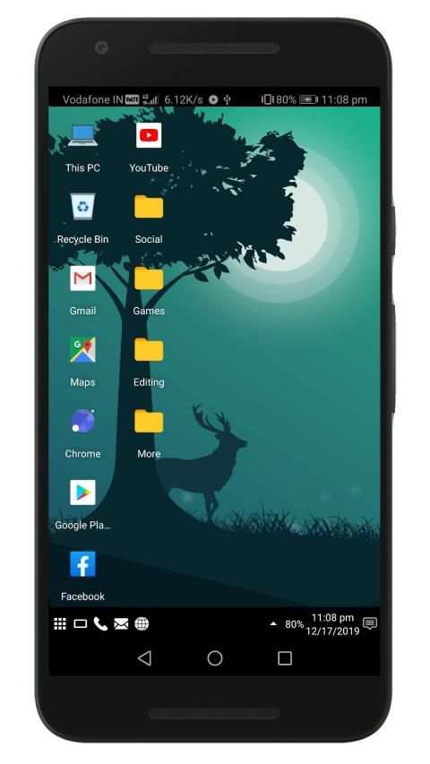 Computer FeelUI Launcher - Windows Style Launcher स्क्रीनशॉट 11