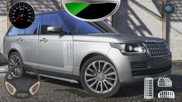 Driving Range Rover Vogue SUV Simulator screenshot 3