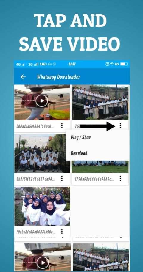 Video Status download -Untuk Facebook WA IG screenshot 1