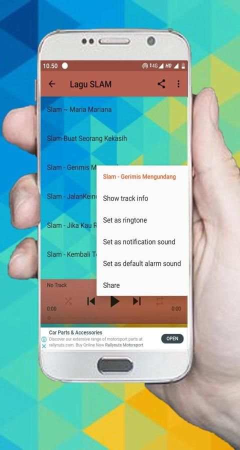 Lagu Malaysia SLAM Band Offline screenshot 3