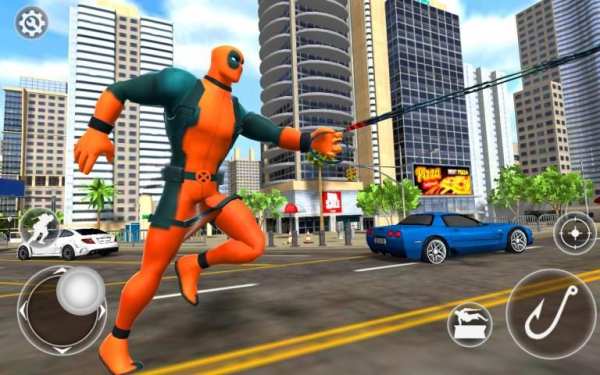 Super Rope Crime Hero - Grand City Simulator Game स्क्रीनशॉट 7