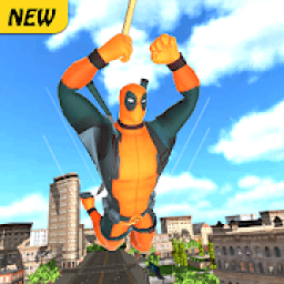 Super Rope Crime Hero - Grand City Simulator Game आइकन