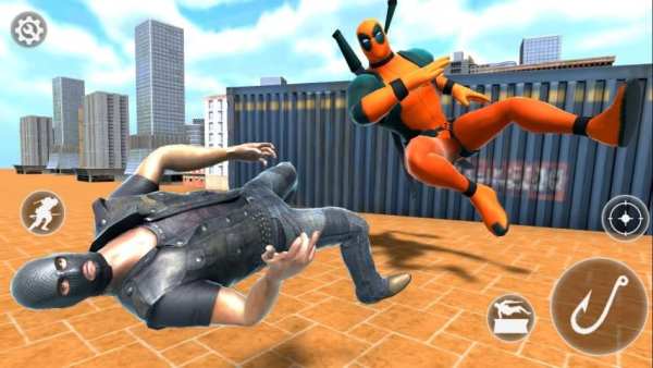 Super Rope Crime Hero - Grand City Simulator Game स्क्रीनशॉट 12