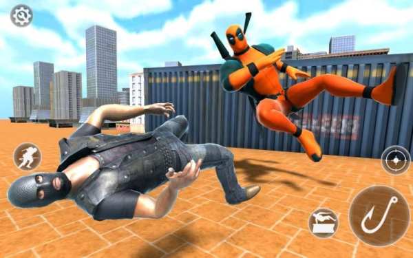 Super Rope Crime Hero - Grand City Simulator Game स्क्रीनशॉट 8