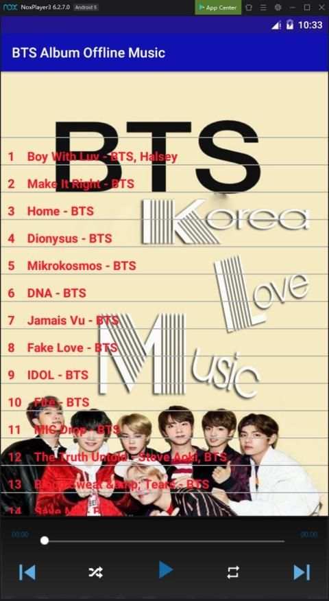 BTS Album Offline Music स्क्रीनशॉट 1