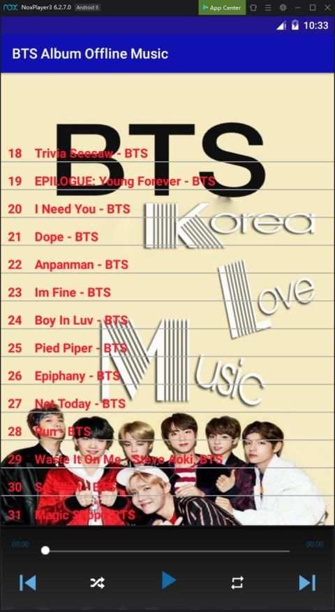 BTS Album Offline Music स्क्रीनशॉट 2