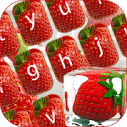 Strawberry keyboard Theme आइकन