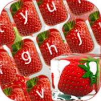 Strawberry keyboard Theme logo