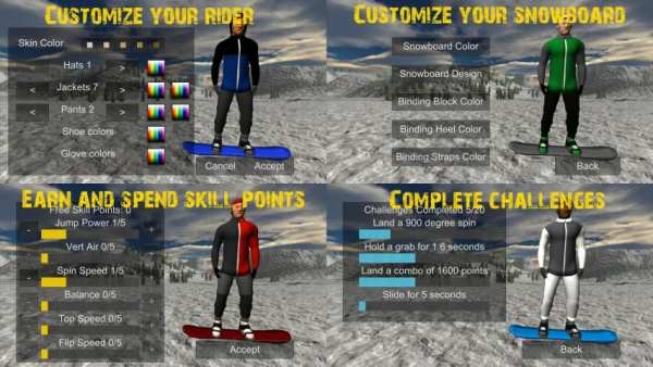 Snowboard Freestyle Mountain स्क्रीनशॉट 2