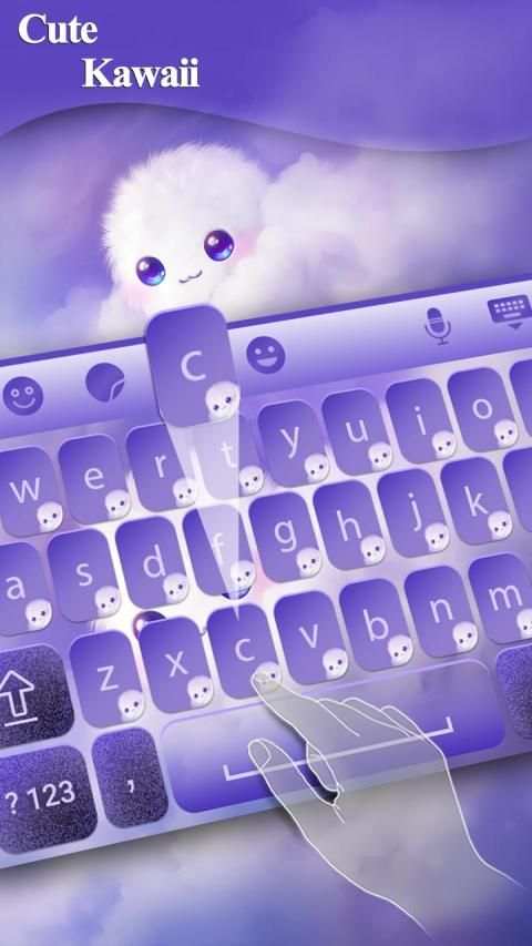 Cute Kawaii Keyboard Theme screenshot 5