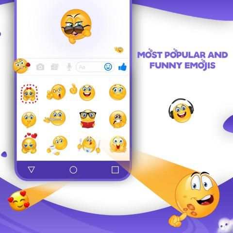 Cute Kawaii Keyboard Theme screenshot 2