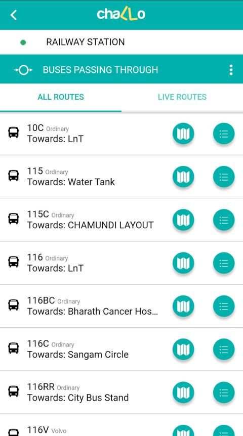 Challo - Live bus tracking and cab booking app screenshot 2