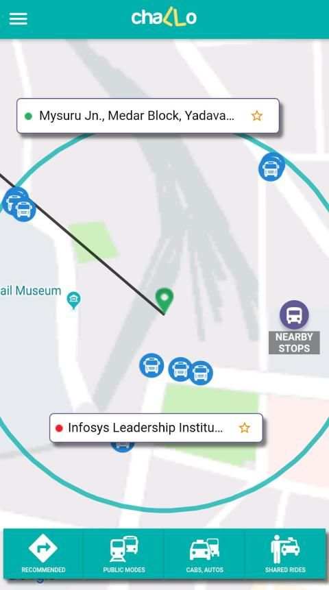 Challo - Live bus tracking and cab booking app screenshot 8