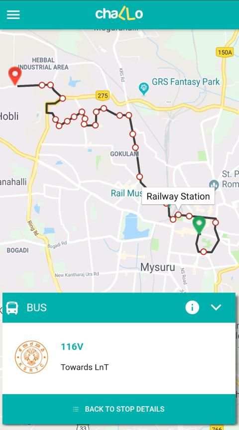 Challo - Live bus tracking and cab booking app screenshot 5