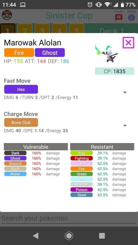 PVP Master for Pokemon Go स्क्रीनशॉट 6