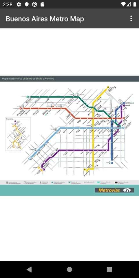 Buenos Aires Metro App स्क्रीनशॉट 3