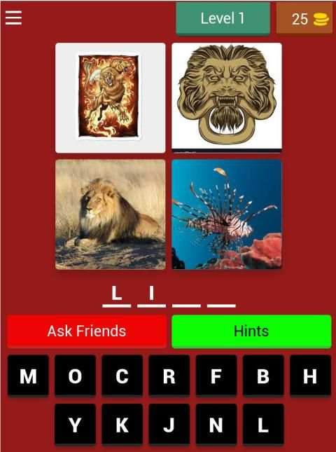 4 pics one word easy edition screenshot 7