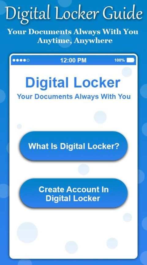 Digital India Services (Documents) Locker Guide स्क्रीनशॉट 7