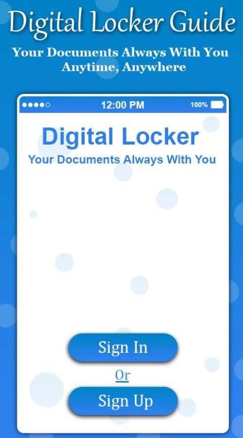 Digital India Services (Documents) Locker Guide स्क्रीनशॉट 3