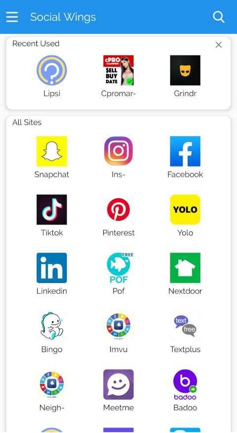 Social Media Connection - All In One स्क्रीनशॉट 1