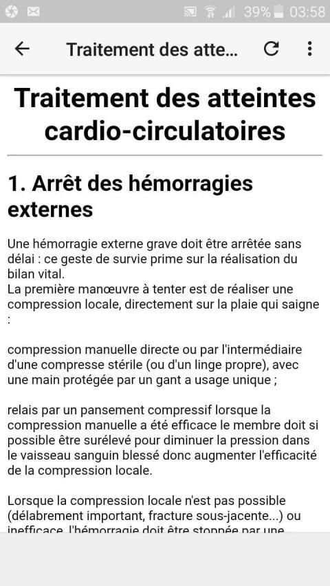 Cours Secourisme screenshot 5