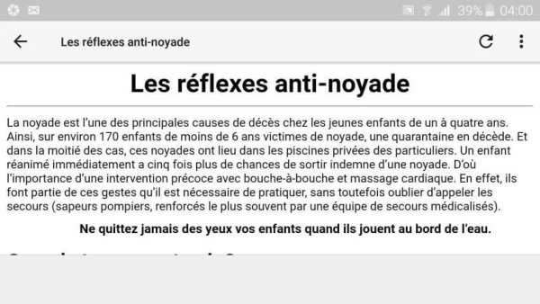 Cours Secourisme screenshot 1