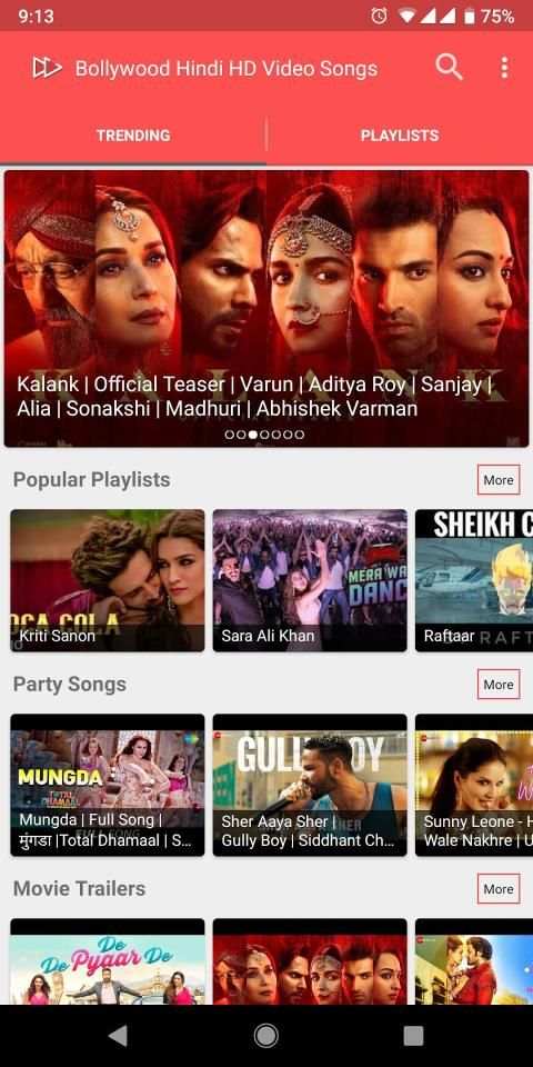 Bollywood Hindi HD Video Songs स्क्रीनशॉट 1