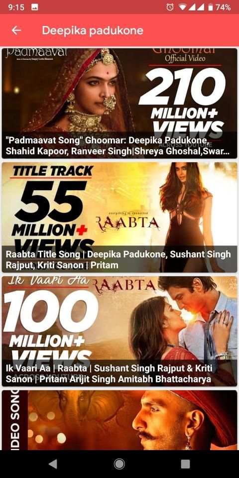 Bollywood Hindi HD Video Songs स्क्रीनशॉट 8