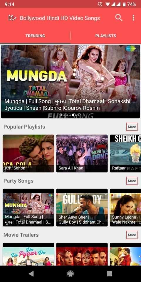 Bollywood Hindi HD Video Songs स्क्रीनशॉट 2